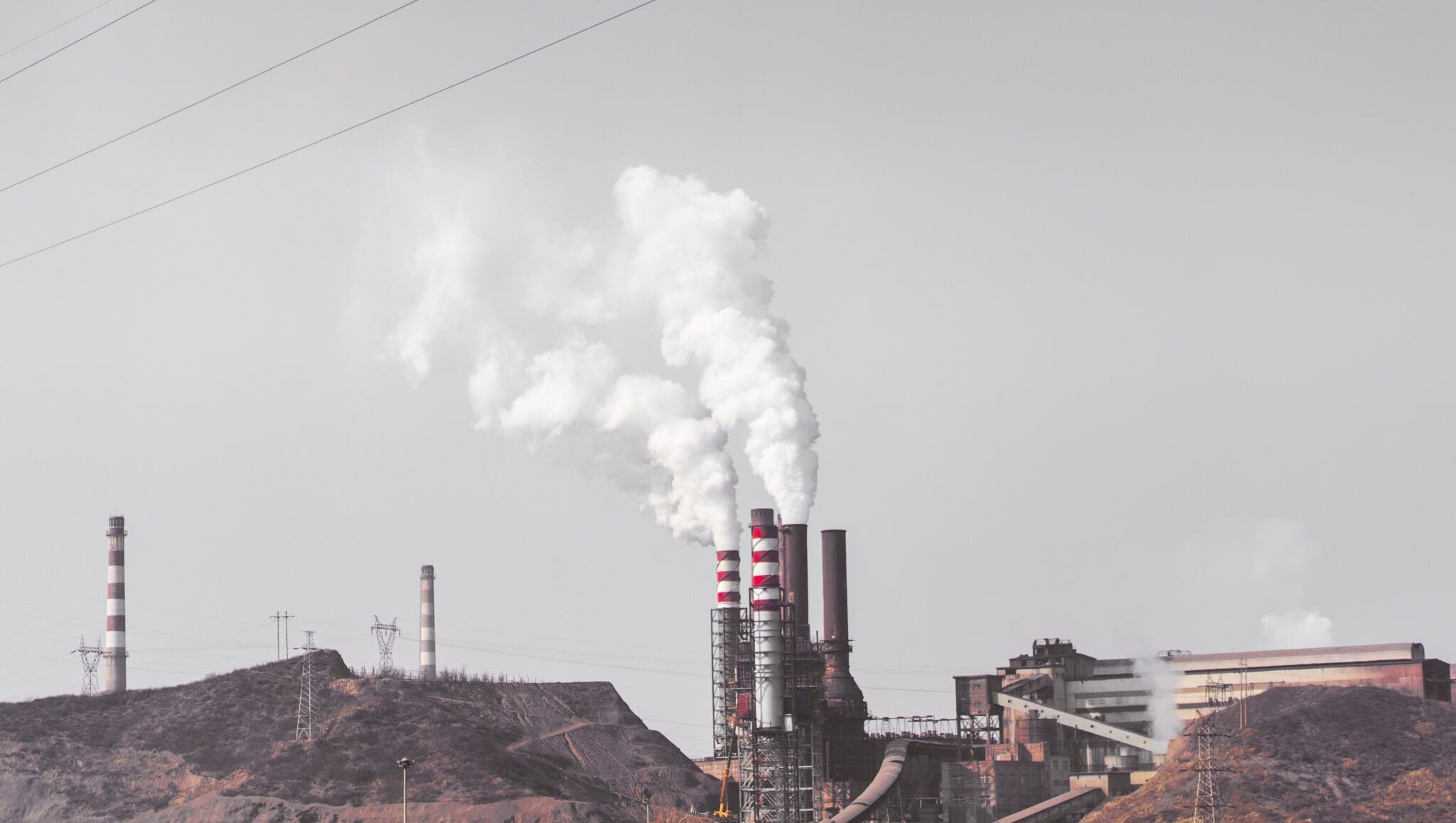 An image of a power plant factory.